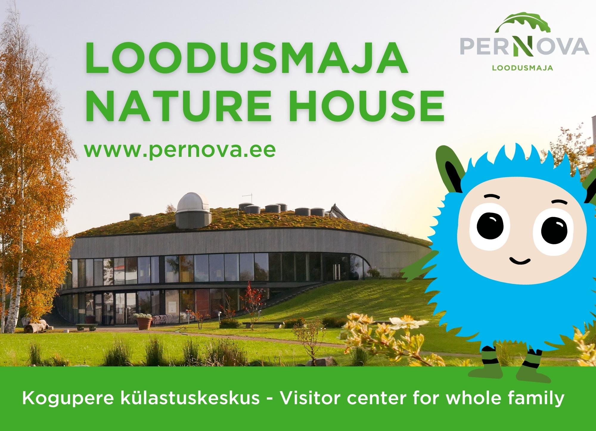 Pernova Loodusmaja advertising design